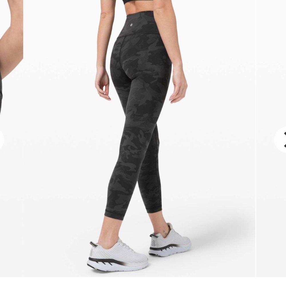 Lululemon camo high rise legging size 4